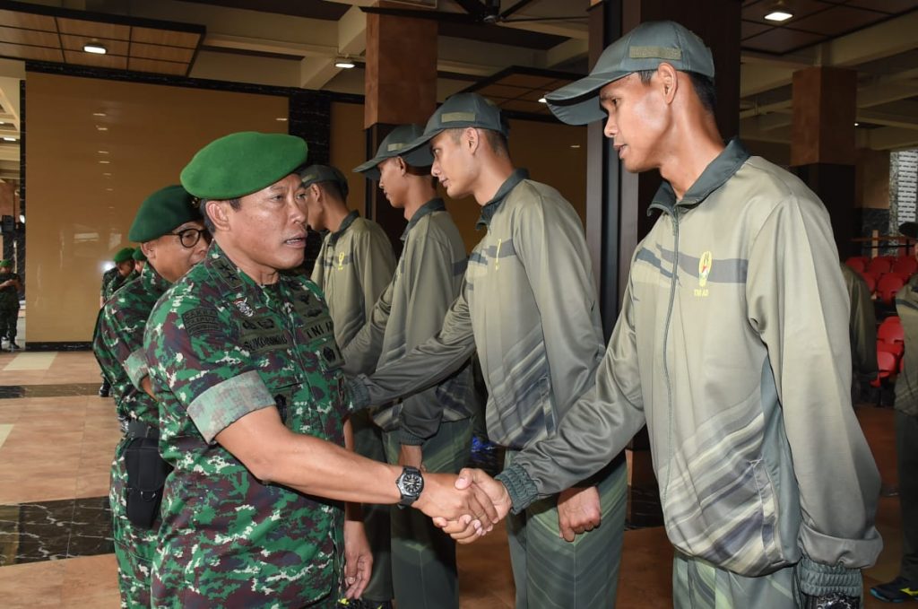 Libatkan 215 Orang,   Kontingen TNI AD  Ikuti Piala Panglima TNI 2019