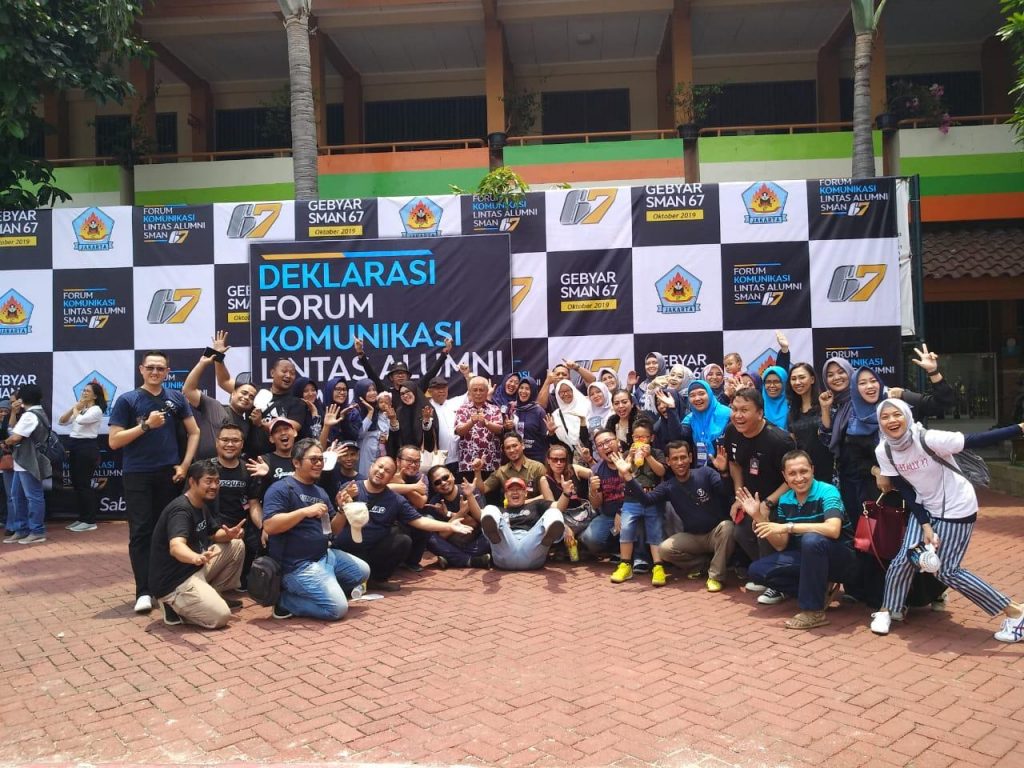SMAN 67 Jakarta Deklarasikan Pendirian Forum Komunikasi Lintas Alumni