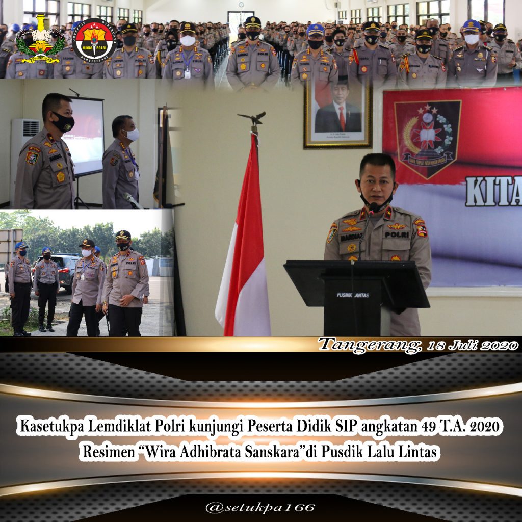 Brigjen Pol Mardiaz Kusin Dwihananto ,S.I.K, M.Hum Kunjungi Pusdik Lantas